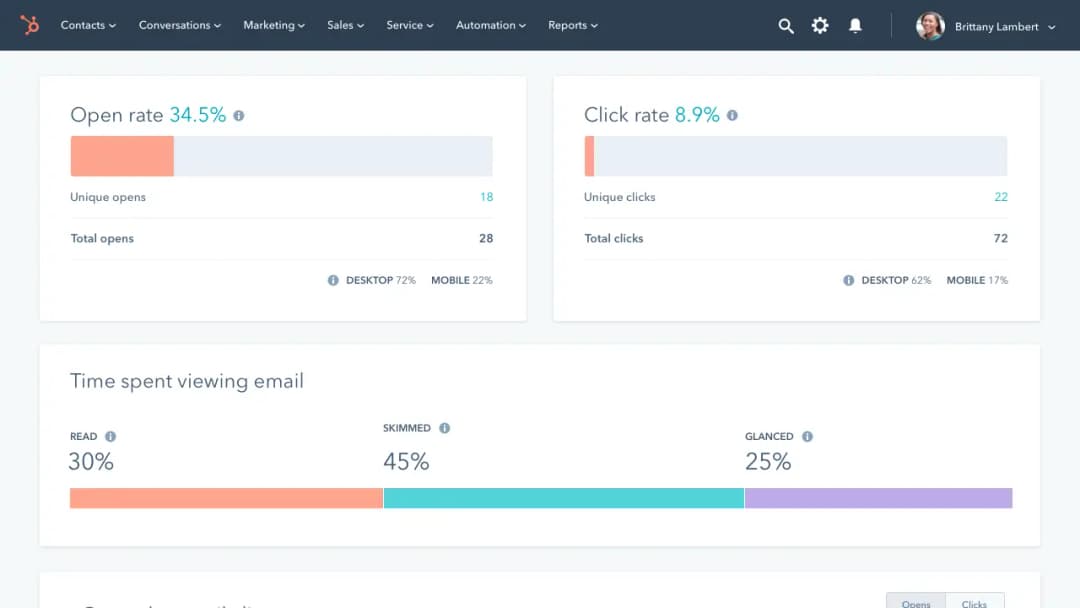 Analyze and improve your email campaigns with premium tools.