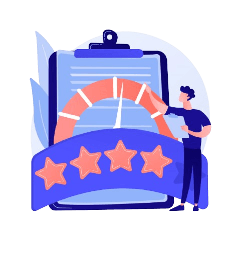 Man at Desk Illustration