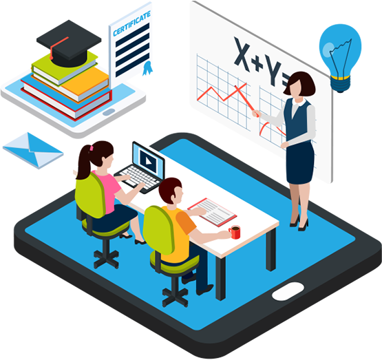Social Media Dashboard Illustration